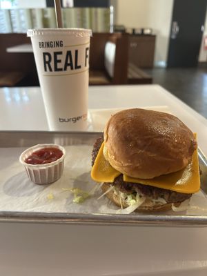   at Burger Lounge in Santa Monica