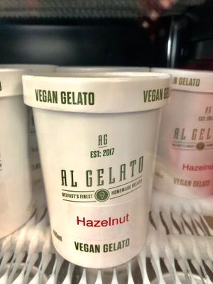 Hazelnut at AL Gelato - Ormeau in Belfast