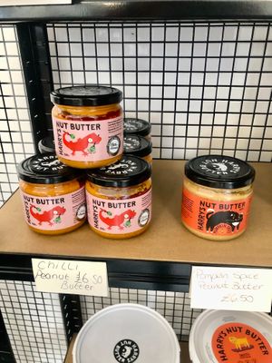 Nut butters at AL Gelato - Ormeau in Belfast