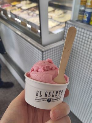 Raspberry at AL Gelato - Ormeau in Belfast