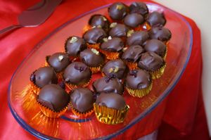 Chocolate Truffles (catered) at Pacchamama in Lima