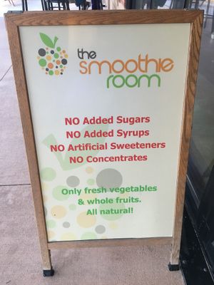 No added sugar. What a great find!  at The Smoothie Room in Orlando