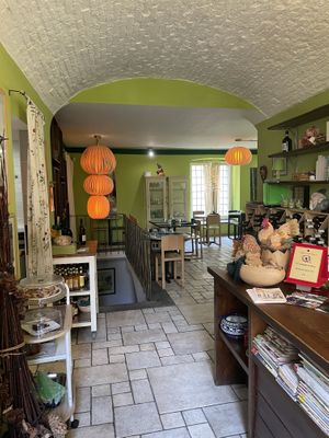 The inside of the restaurant   at Cibo in Aosta