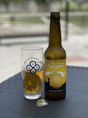 Great local beer  at Cibo in Aosta