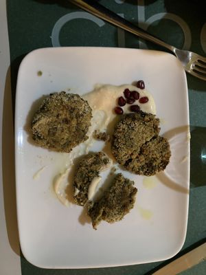 Vegetable croquettes   at Cibo in Aosta