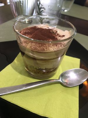 Tiramisu con crema al caffè   at Cibo in Aosta