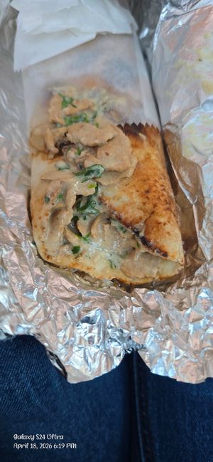 Vegan Shwarma at Norma's Restaurant in Cherry Hill