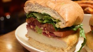 chickn sandwich at Veggie Grill by Next Level - Downtown in Seattle