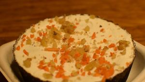 carrot cake at Veggie Grill by Next Level - Downtown in Seattle