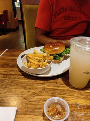 Vg beyond burger and fries at Veggie Grill by Next Level - Downtown in Seattle