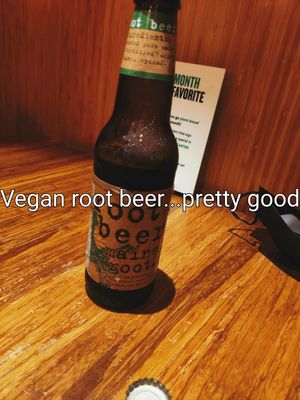 Root beer 🍻 at Veggie Grill by Next Level - Downtown in Seattle