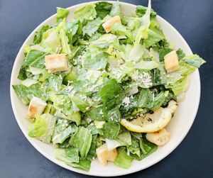 Caesar salad at Veggie Grill by Next Level - Downtown in Seattle