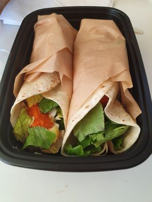 Buffalo wraps at Veggie Grill by Next Level - Downtown in Seattle