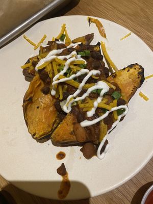 Loaded yams at Veggie Grill by Next Level - Downtown in Seattle