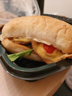 Vegan turkey sandwich-- delicious! at Veggie Grill by Next Level - Downtown in Seattle