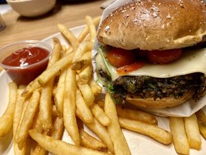 burger  at Veggie Grill by Next Level - Downtown in Seattle