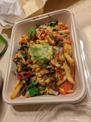 French Fries Nachos at Veggie Grill by Next Level - Downtown in Seattle