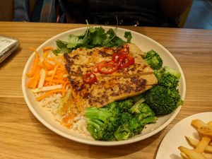 Tempeh Bowl at Veggie Grill by Next Level - Downtown in Seattle
