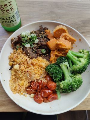 "Beef" Bulogi Bowl at Veggie Grill by Next Level - Downtown in Seattle