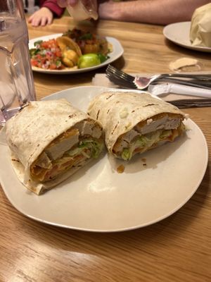 Buffalo chick’n wrap  at Veggie Grill by Next Level - Downtown in Seattle