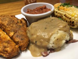 Backyard Spicy Fried Chickin' at Veggie Grill by Next Level - Downtown in Seattle