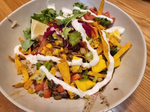 Ranchero Bean Fiesta Bowl at Veggie Grill by Next Level - Downtown in Seattle