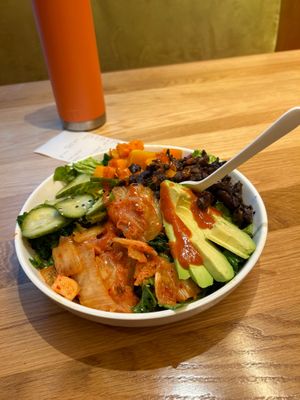 Kimchi Steak Bowl at Veggie Grill by Next Level - Downtown in Seattle