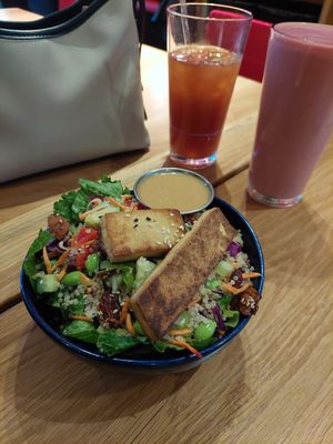 Sesame tofu supergreen salad at Veggie Grill by Next Level - Downtown in Seattle