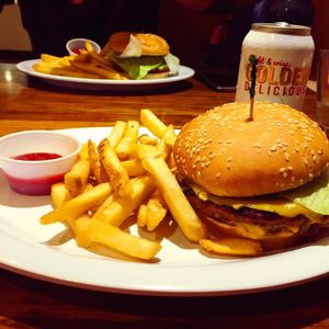 Beyond Meat Burger at Veggie Grill by Next Level - Downtown in Seattle