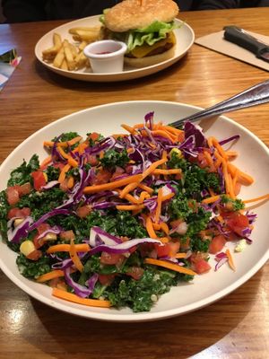 Kale salad  at Veggie Grill by Next Level - Downtown in Seattle