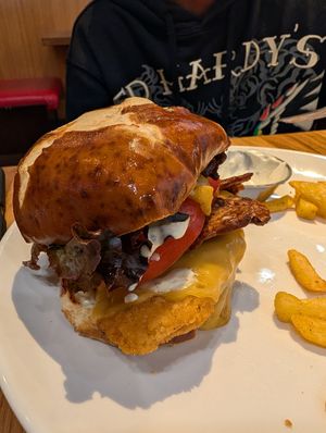 Chicken Ranch Sandwich at Next Level Veggie Grill - Downtown in Seattle