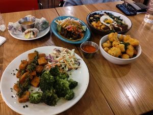 I have never had a Yo egg and it was awesome! at Next Level Veggie Grill - Downtown in Seattle