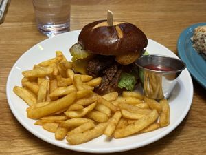 Maverick burger  at Next Level Veggie Grill - Downtown in Seattle
