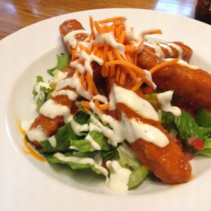 Buffalo salad at Veggie Grill by Next Level - Downtown in Seattle