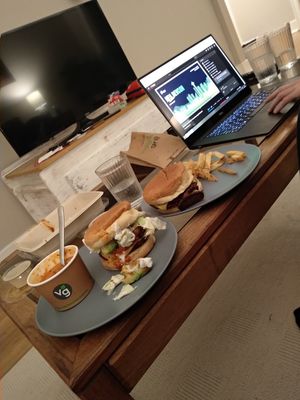 Takeaway steakhouse with avocado and plain steakhouse at Veggie Grill by Next Level - Downtown in Seattle