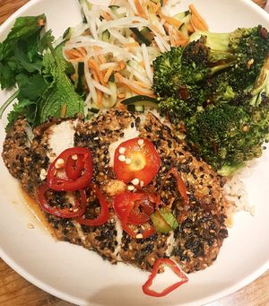 Far East bowl at Veggie Grill by Next Level - Downtown in Seattle