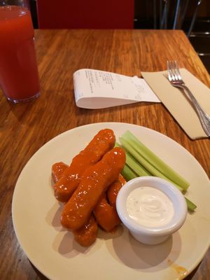 Buffalo wings at Veggie Grill by Next Level - Downtown in Seattle