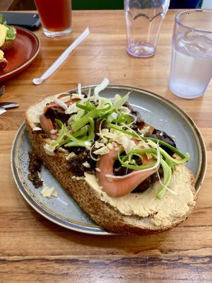 Mushroom Toast (make it vegan)  at HASS Kitchen in Gainesville