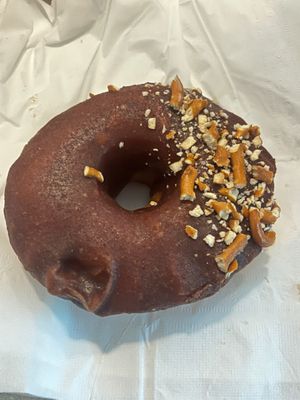 Dark chocolate salt donut at Flatfish GNV in Gainesville