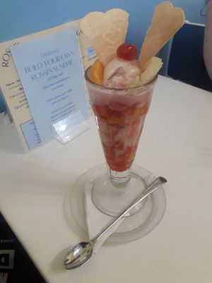 Rossi's spoon at Rossi's Ices in Weymouth
