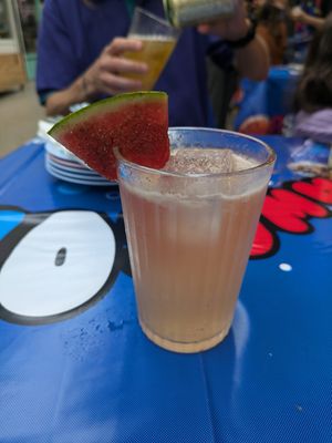 Watermelon cocktail at muan in South West London