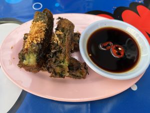 Crispy Chinese Chive Cakes  at muan in South West London