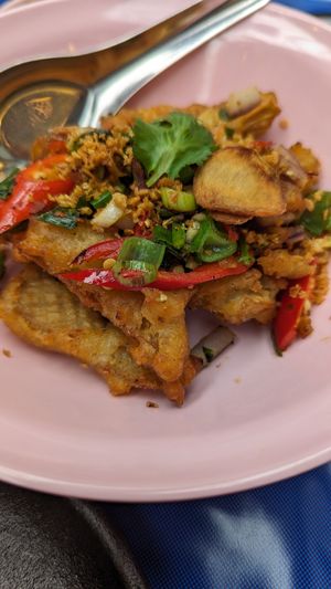 Imaginary calamari at muan in South West London