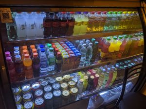 Selection of drinks at Shawarma House Comida Arabe in Envigado