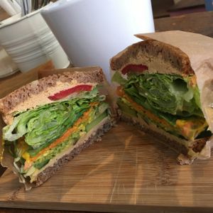 sandwich at FreundSaft in Freiburg