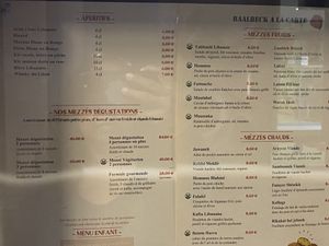 Lots of mezze options  at Baalbeck in Amboise