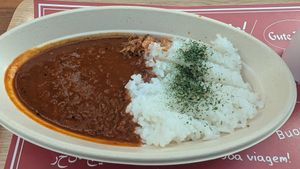 Keema curry and rice at HND - Cafe Cardinal - T3 in Ota