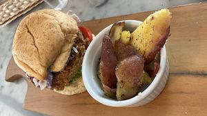 Crispy Tempe  at Raw Cafe in Lima