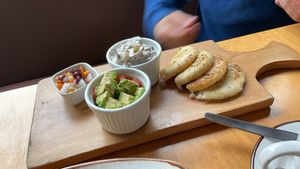 Desayuno de la casa  at Raw Cafe in Lima