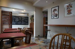 interior  at Raw Cafe in Lima